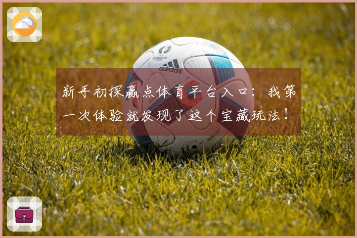 新手初探赢点体育平台入口：我第一次体验就发现了这个宝藏玩法！